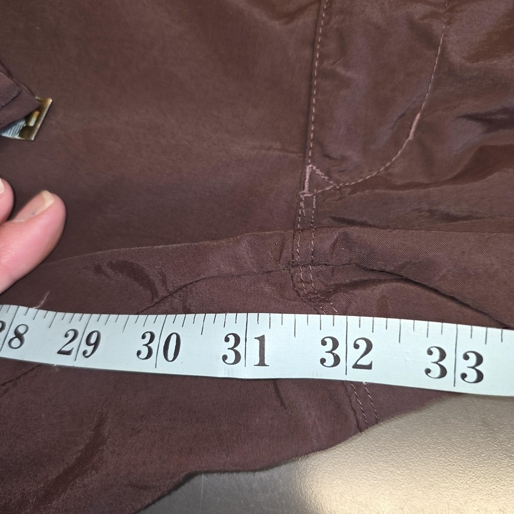 REI Convertible Pants Women 12 Brown Nylon Cargo Zip Off Hiking UPF 30+ Travel - Picture 7 of 11